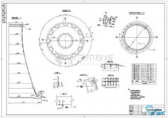 自然通風冷卻塔工作原理結構示意圖（通風系統除濕設備廠家）